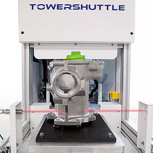 TOWERSHUTTLE Marcado laser de las fusiones de los bloques motor