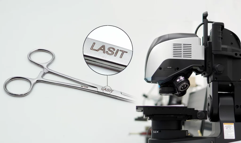 MICROSCOPIO-1024x607 Laser Marking for the Dental Sector: Traceability, UDI and Biocompatibility on Implants, Abutments and Rotating Instruments