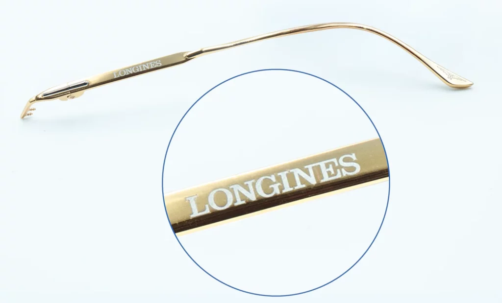 Occhialeria_Longines-1024x619 Le laser picoseconde : une révolution dans le marquage des lunettes