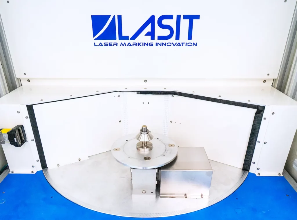 Rotopico-tavola-rotante-per-easy-check-1024x760 Laser Marking System of Easy Check Indicators on Brake Discs